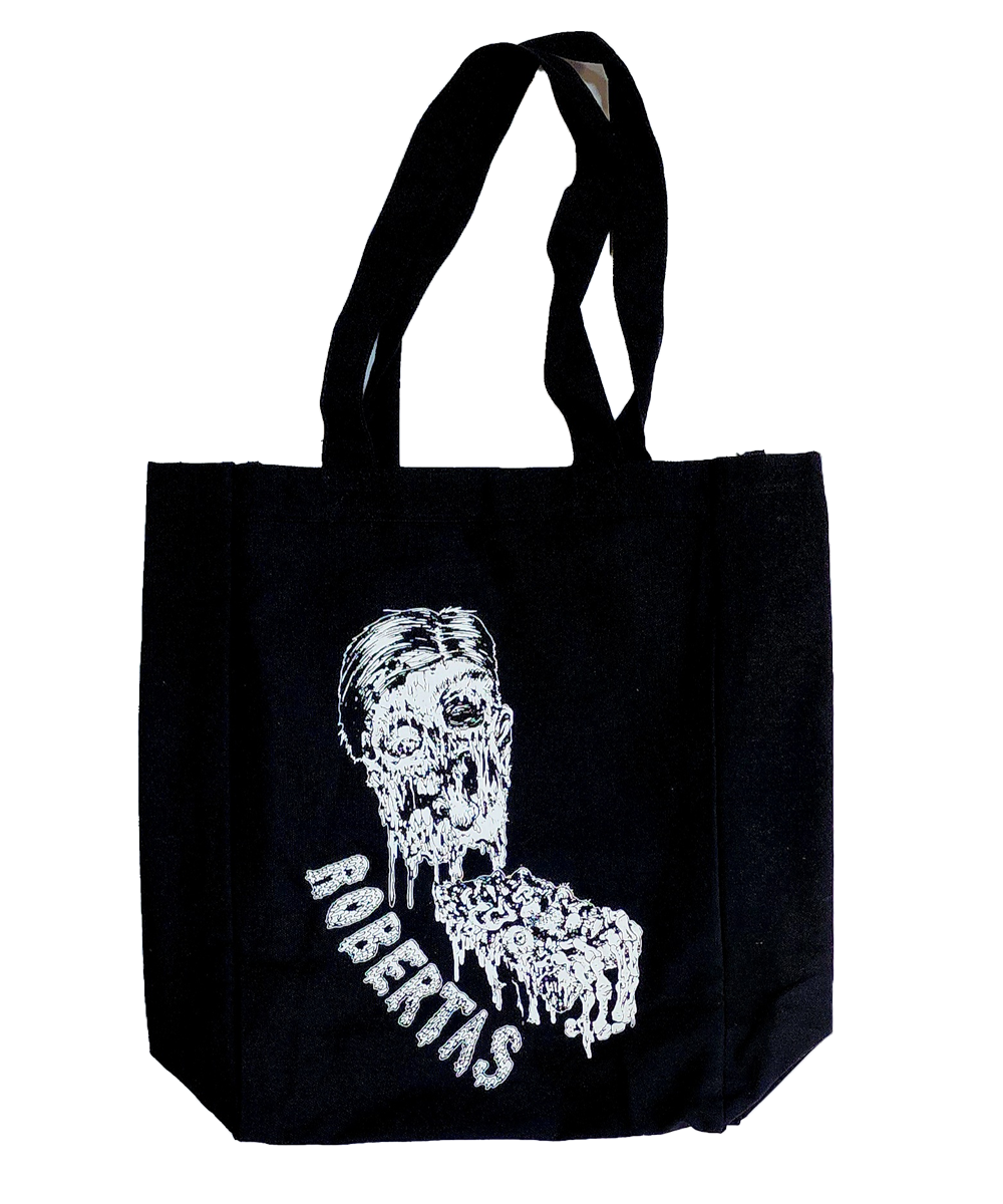 Zombie Face Tote Bag 2023 - Black